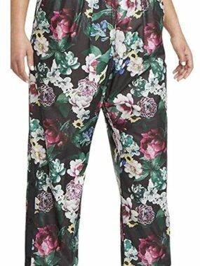 NIKE Women's Pants Floral Running Casual Sport DC0253-010 Size 2X 3X $85 SRP